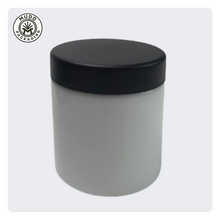 4oz White Opaque Glass Jar with Child Resistant Cap