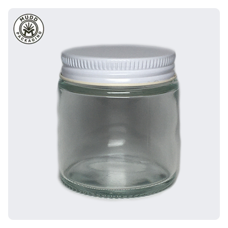 4oz Glass Jars with Metal Caps