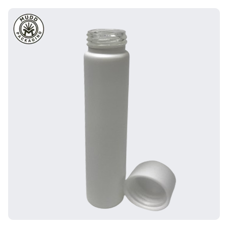 22*116mm White Coating Glass Tube with White Child Resistant Cap