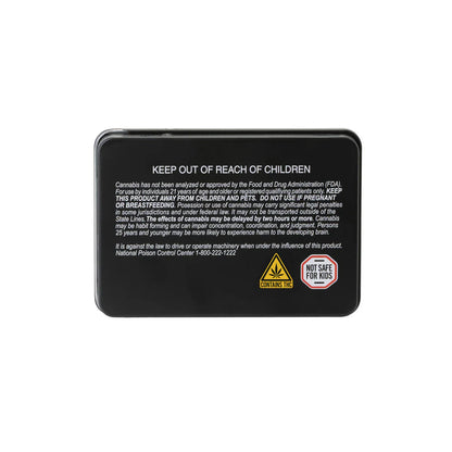 Wholesale black slider tins for premium cannabis multipack packaging