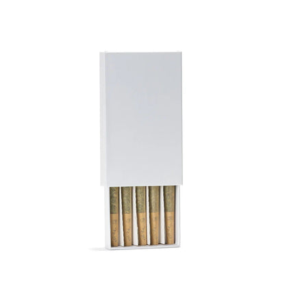 Wholesale child-resistant cardboard pack for 5 pre-roll multipack packaging